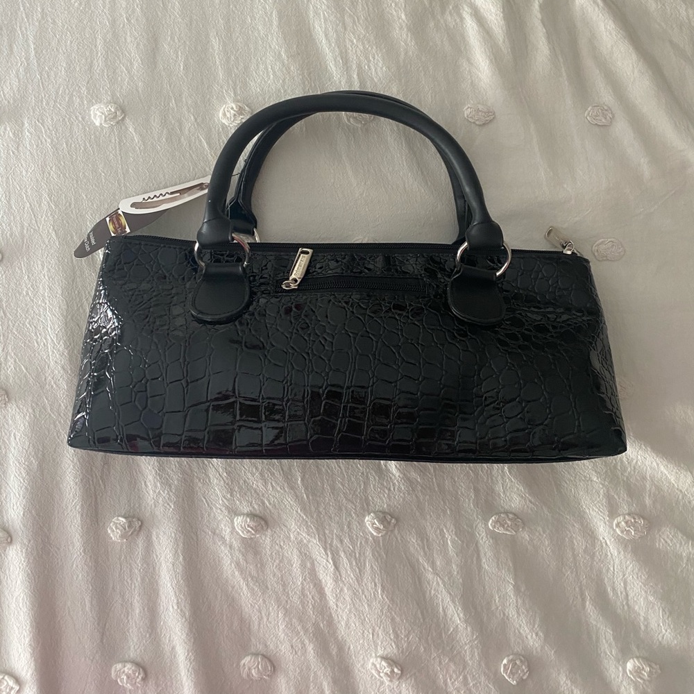 Wine Bottle Black Clutch